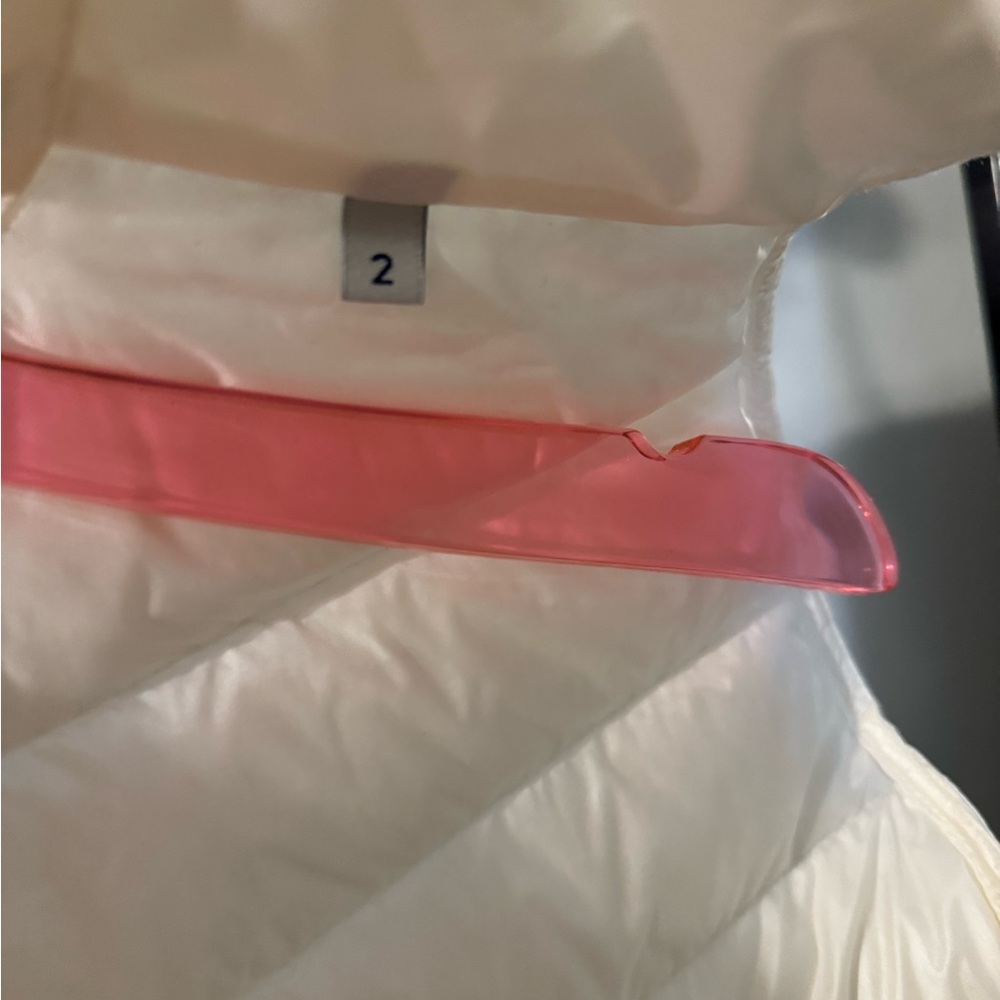 Moncler Liane quilted shell down vest in white - Picture 12 of 12